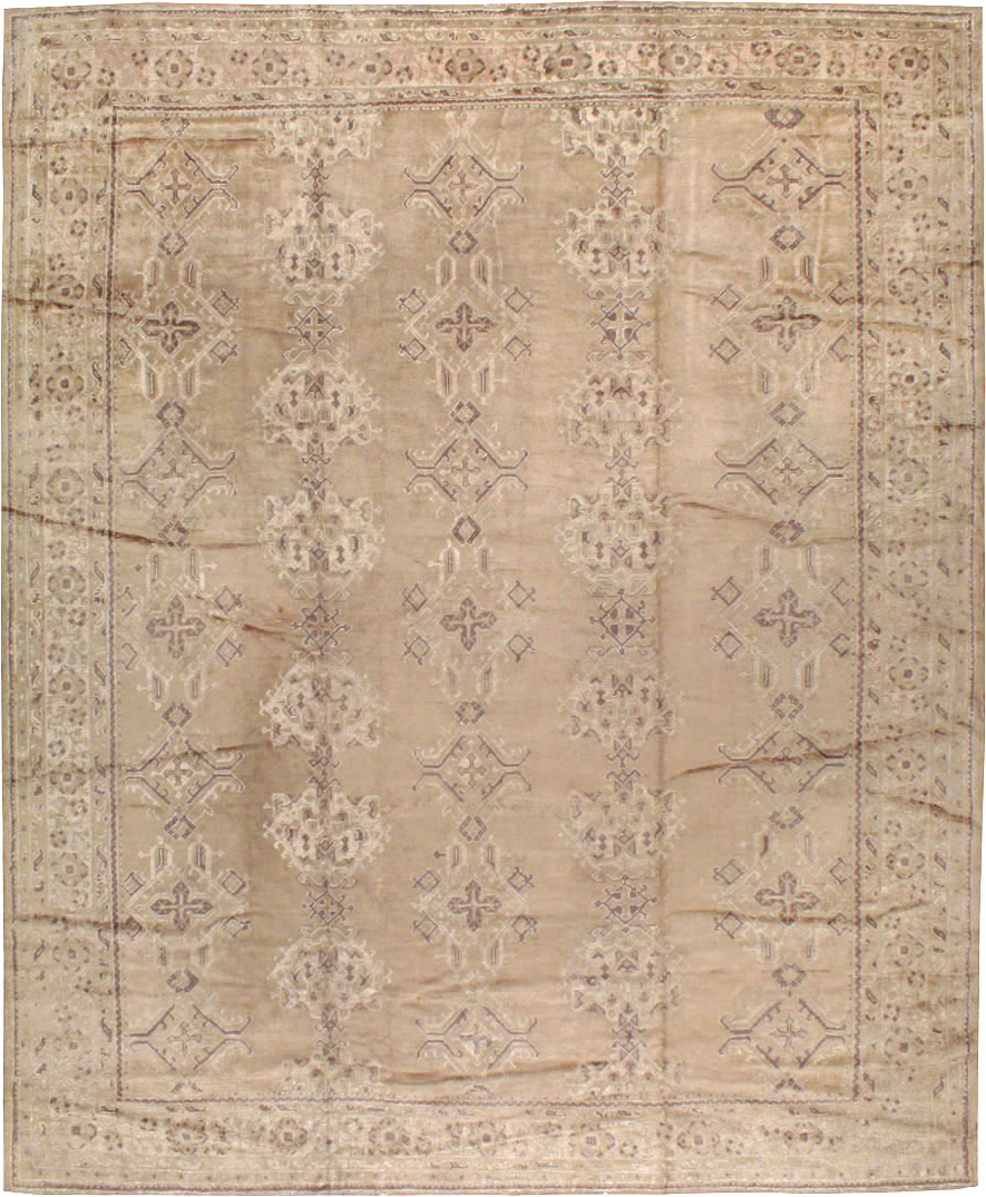 Vintage Turkish Oushak Carpet, No.10034 - Gsblank