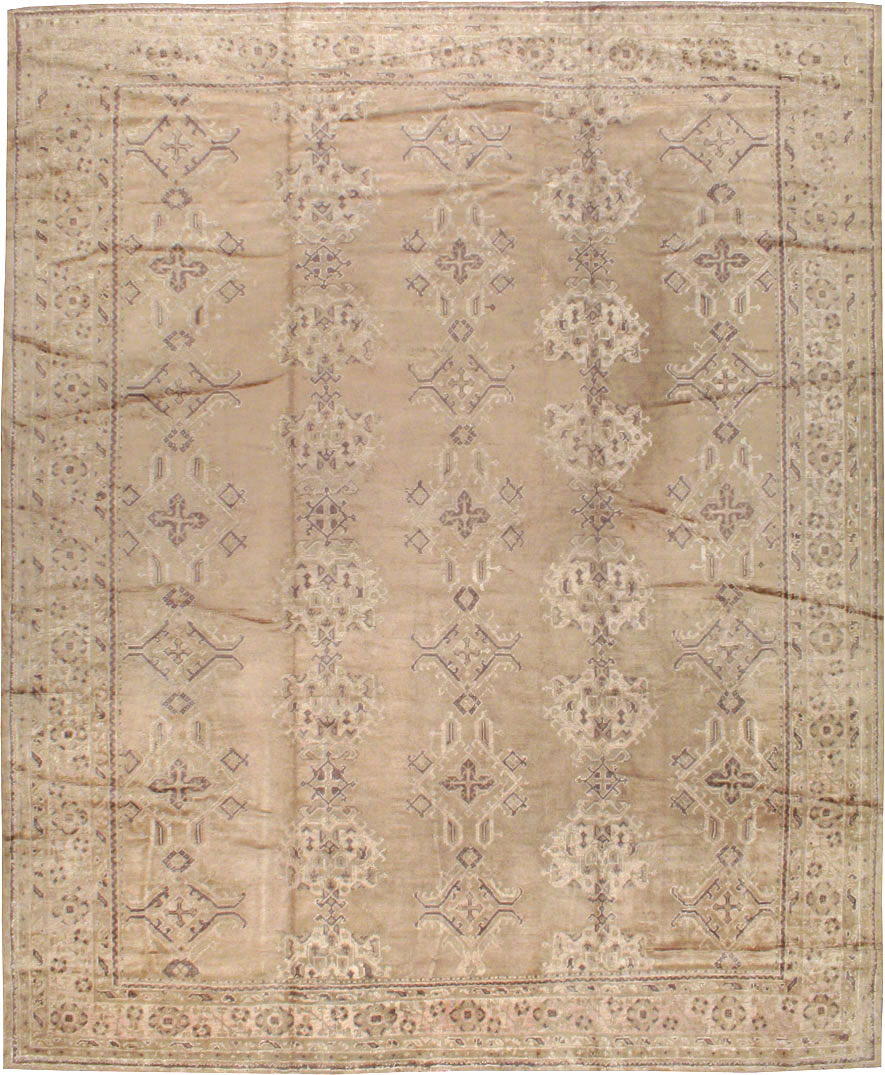 Vintage Turkish Oushak Carpet, No.10034 - Gsblank