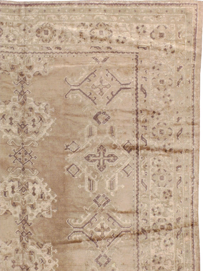 Vintage Turkish Oushak Carpet, No.10034 - Gsblank