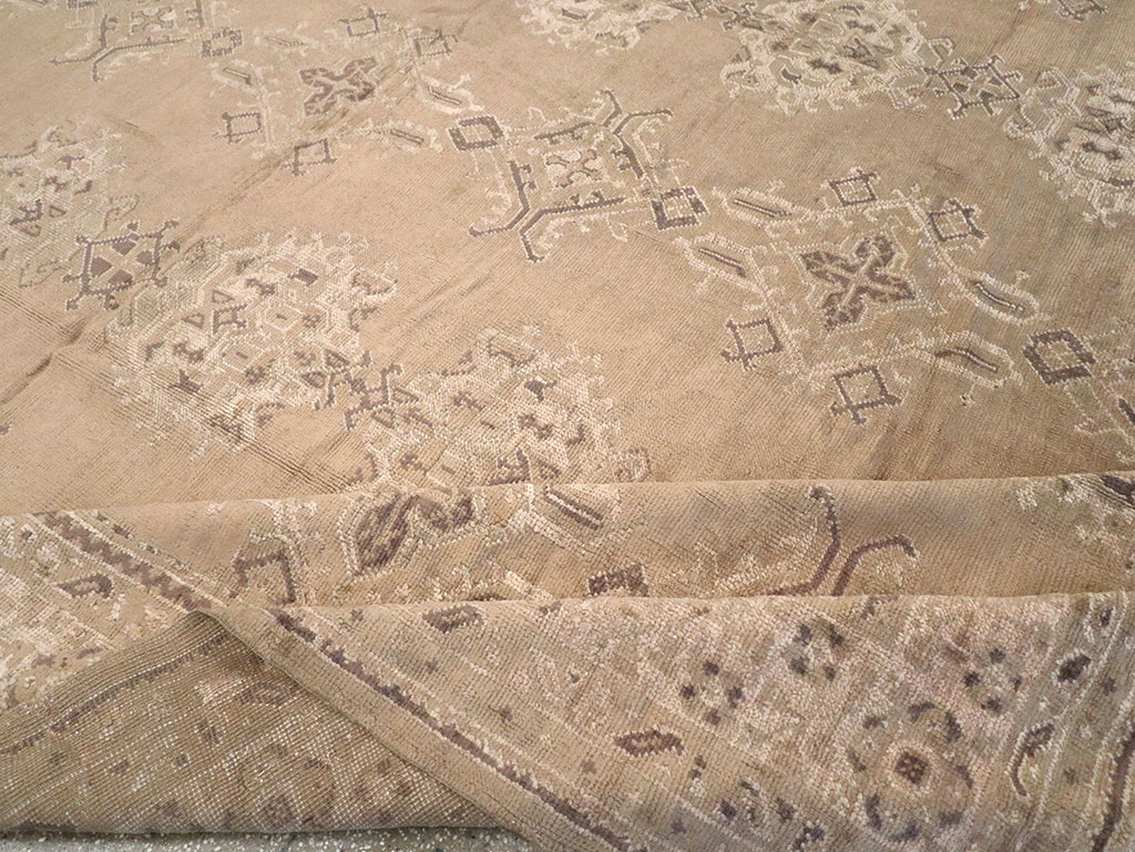 Vintage Turkish Oushak Carpet, No.10034 - Gsblank