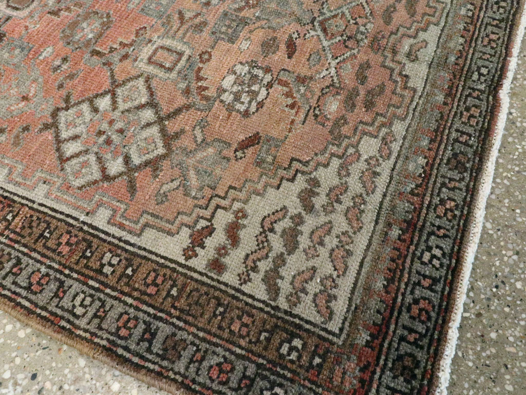 Antique Persian Malayer Throw Rug, No.10082 - Gsblank