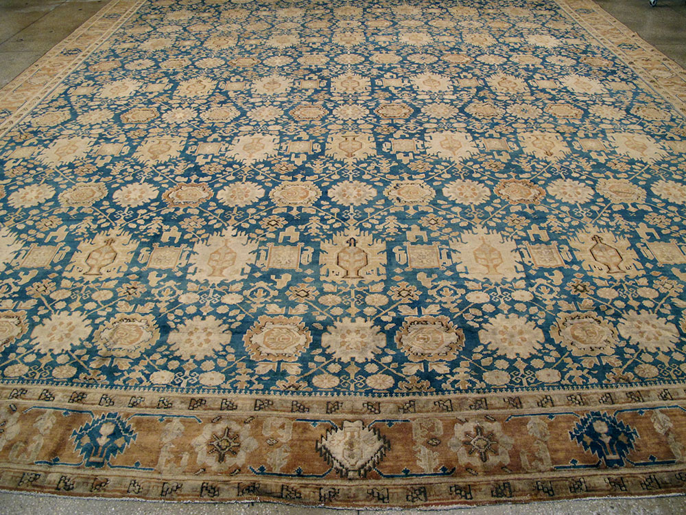 Antique Indian Agra Carpet, No.10115 - Gsblank