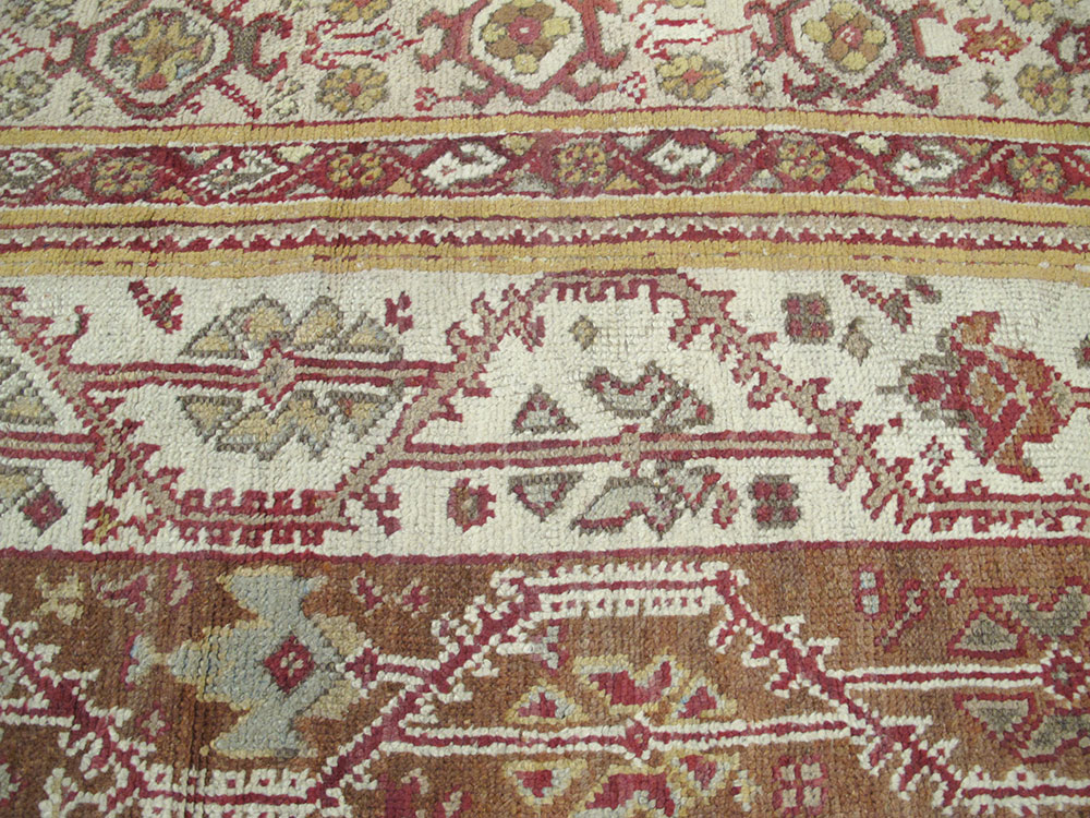 Antique Turkish Oushak Carpet, No.10142 - Gsblank