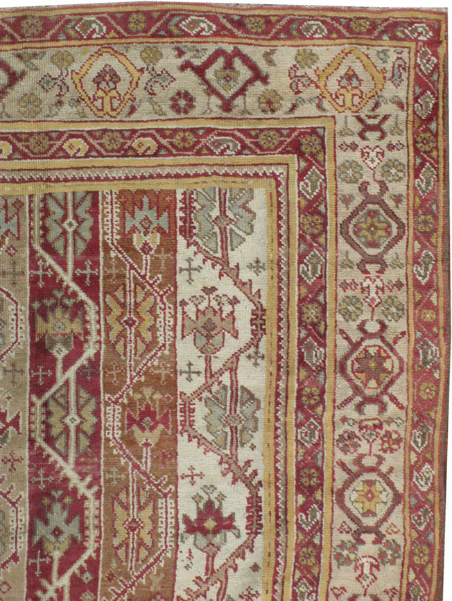 Antique Turkish Oushak Carpet, No.10142 - Gsblank