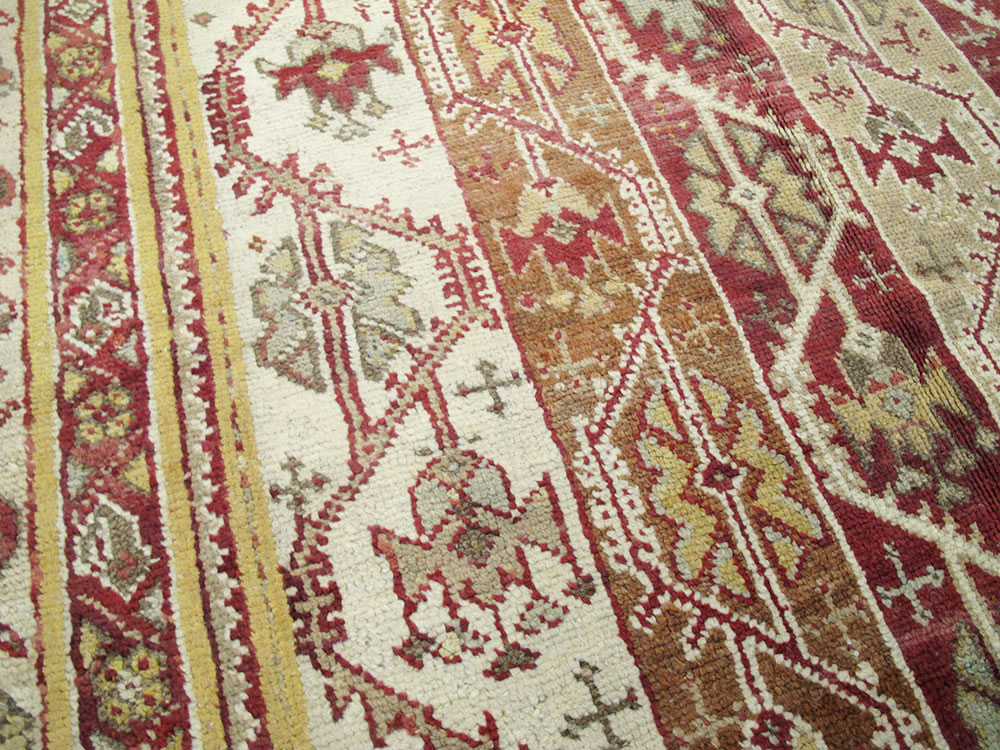 Antique Turkish Oushak Carpet, No.10142 - Gsblank