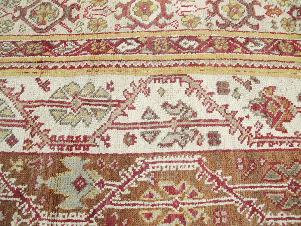 Antique Turkish Oushak Carpet, No.10142 - Gsblank