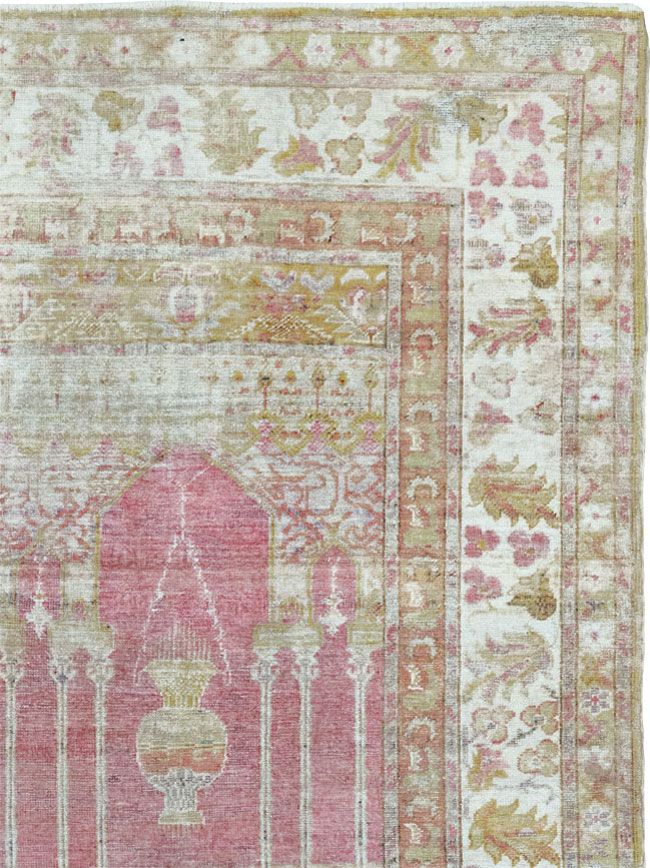 Antique Turkish Sivas Throw Rug, No.10175 - Gsblank