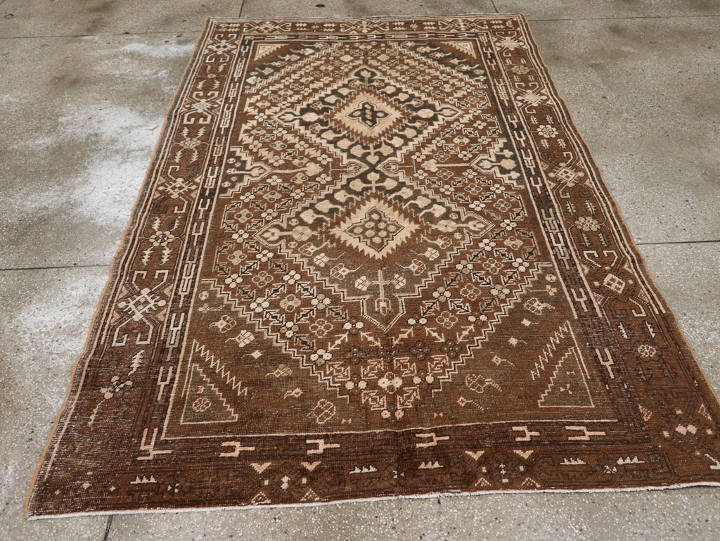 Antique East Turkestan Khotan Accent Rug, No.10242 - Gsblank