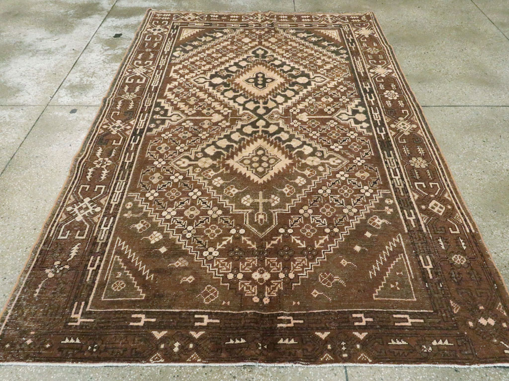 Antique East Turkestan Khotan Accent Rug, No.10242 - Gsblank