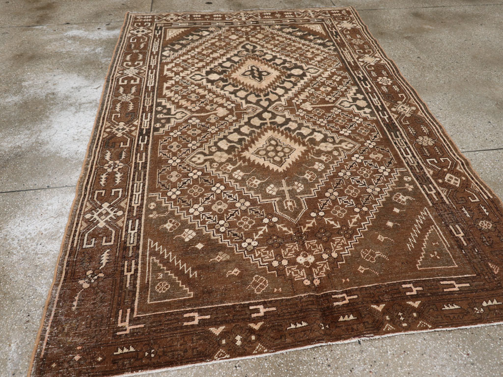 Antique East Turkestan Khotan Accent Rug, No.10242 - Gsblank