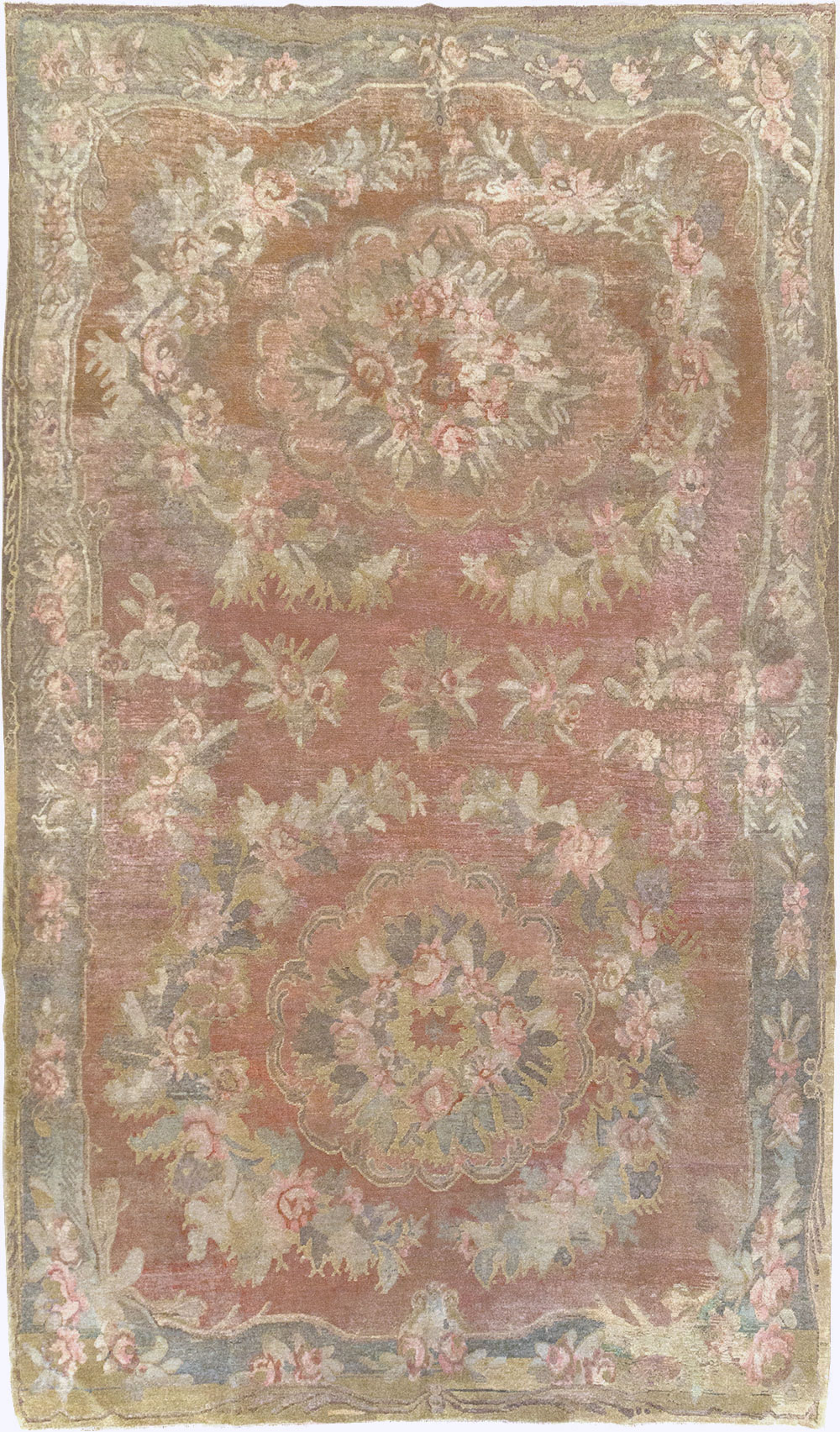Antique East Turkestan Khotan Carpet, No.10245 - Gsblank