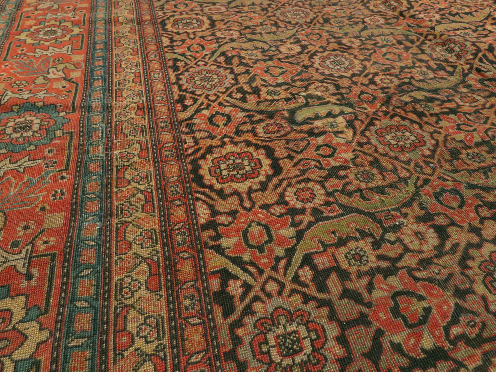 Antique Indian Amritsar Carpet, No.10255 - Gsblank