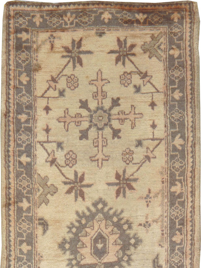 Antique Turkish Oushak Runner, No.10263 - Gsblank