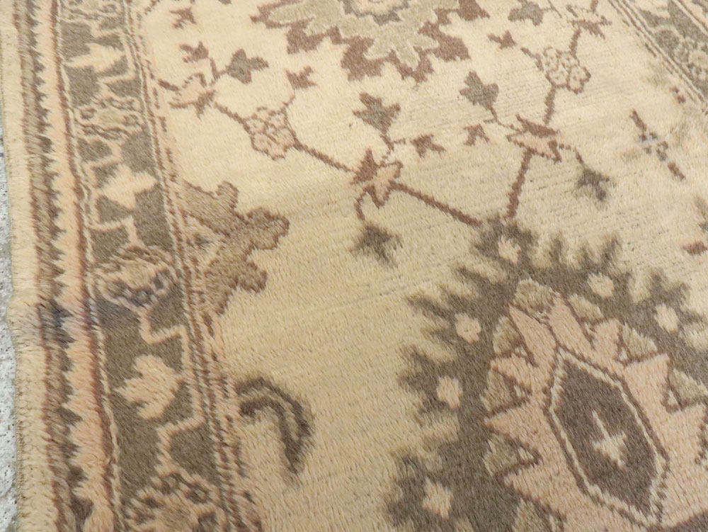 Antique Turkish Oushak Runner, No.10263 - Gsblank