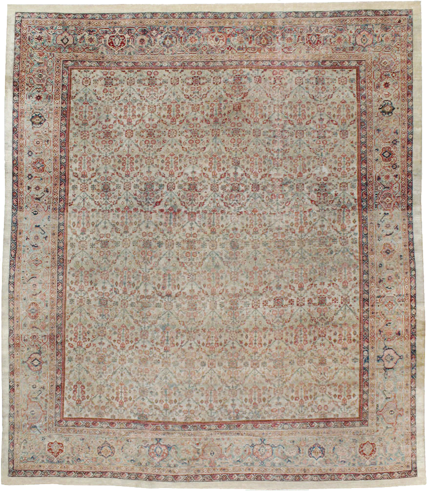 Antique Persian Mahal Carpet, No.10266 - Gsblank