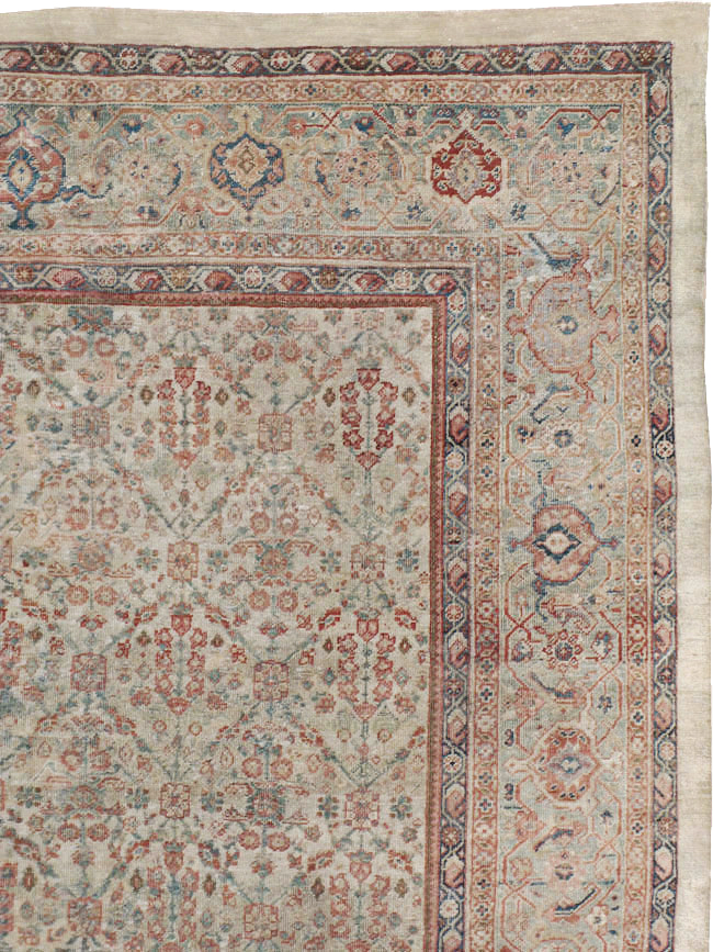 Antique Persian Mahal Carpet, No.10266 - Gsblank