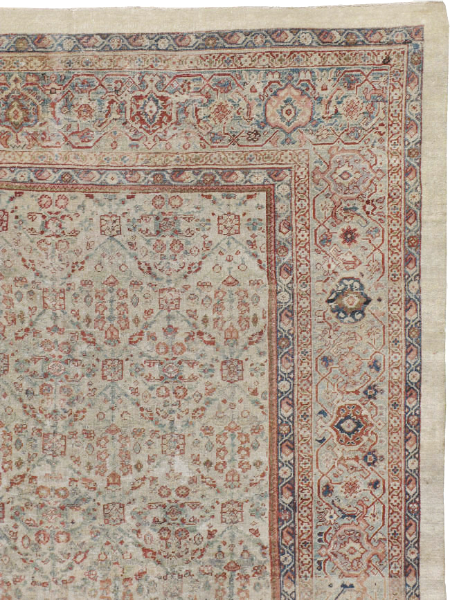 Antique Persian Mahal Carpet, No.10266 - Gsblank