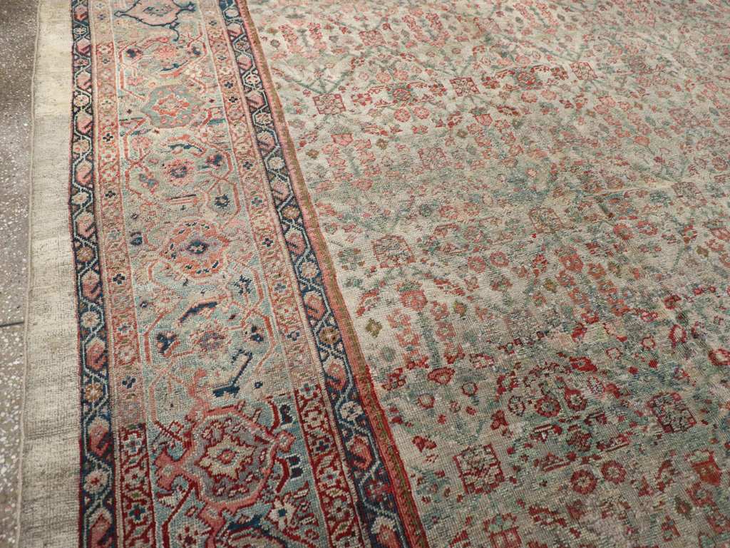 Antique Persian Mahal Carpet, No.10266 - Gsblank