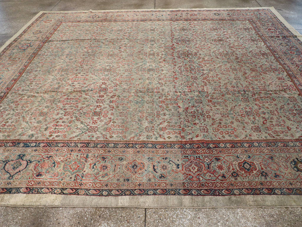 Antique Persian Mahal Carpet, No.10266 - Gsblank