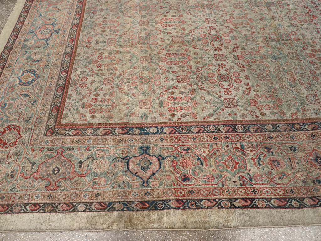 Antique Persian Mahal Carpet, No.10266 - Gsblank