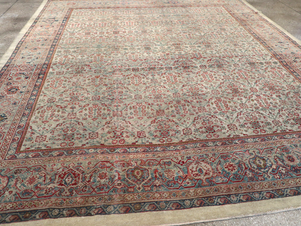 Antique Persian Mahal Carpet, No.10266 - Gsblank