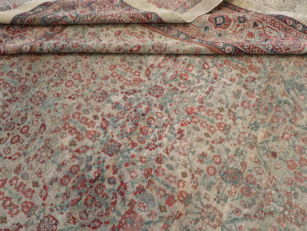 Antique Persian Mahal Carpet, No.10266 - Gsblank