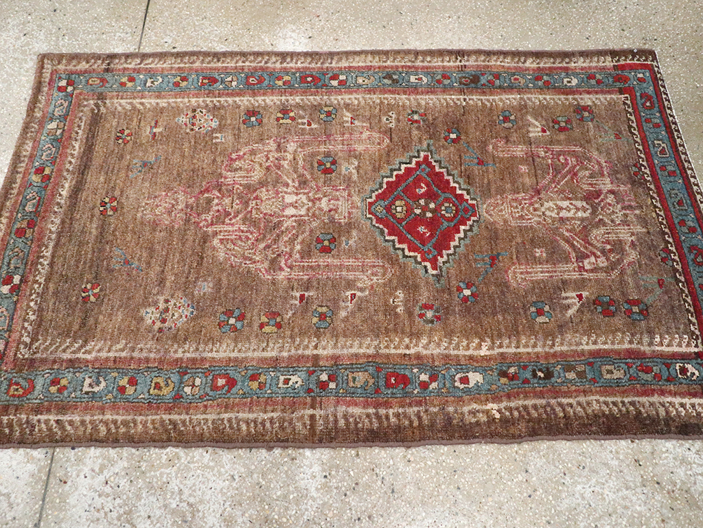Antique Persian Kurdish Rug, No.10272 - Gsblank