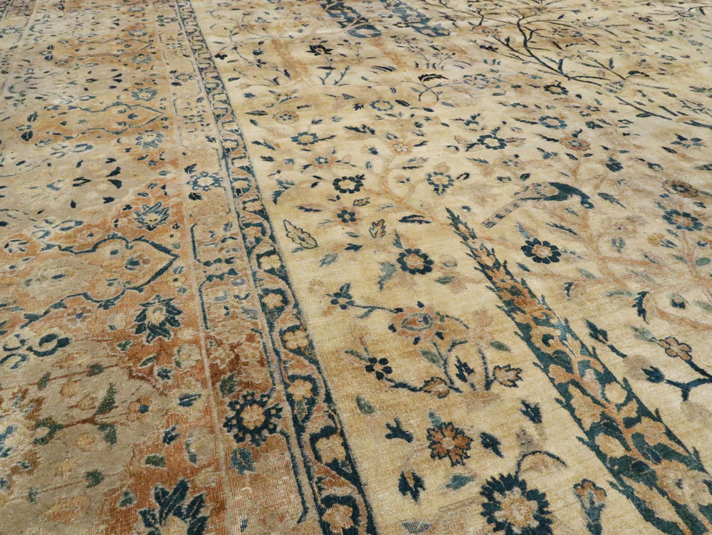 Antique Persian Lavar Kerman Carpet, No.10404 - Gsblank