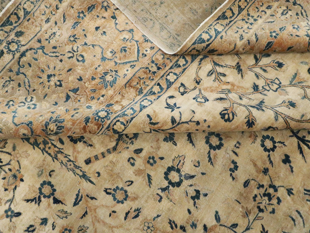 Antique Persian Lavar Kerman Carpet, No.10404 - Gsblank