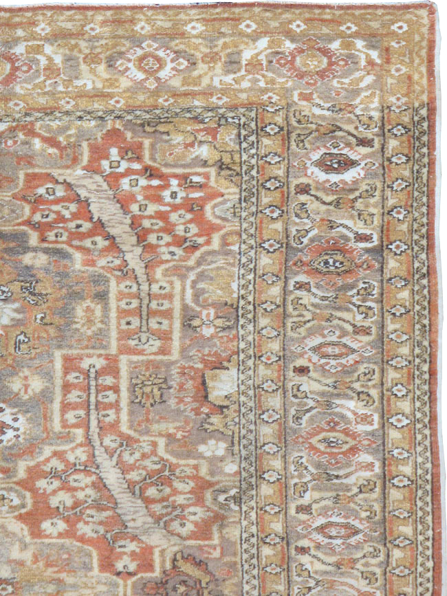 Antique Turkish Sivas Throw Rug, No.10416 - Gsblank
