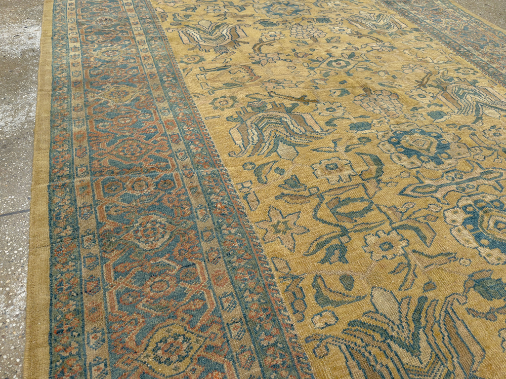 Antique Persian Mahal Gallery Carpet, No.10437 - Gsblank