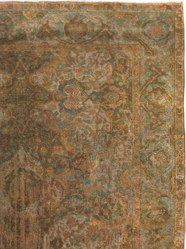 Antique Indian Lahore Carpet, No.10460 - Gsblank