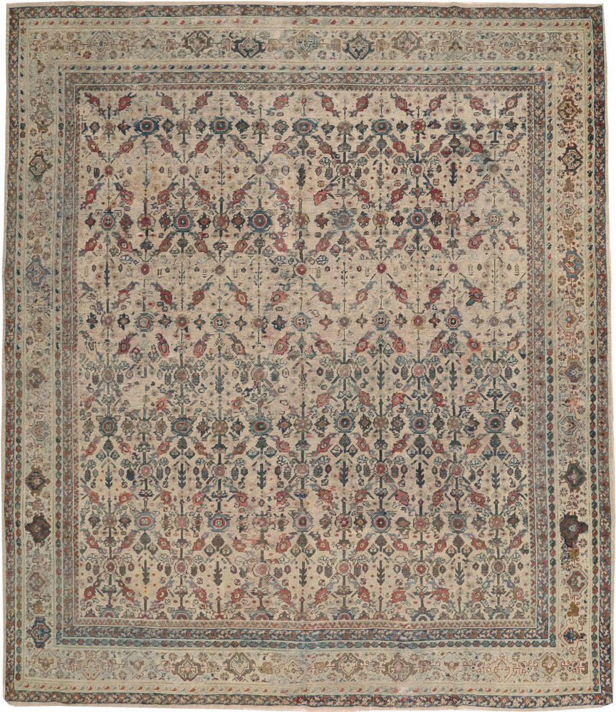 Antique Persian Mahal Carpet, No.10494 - Gsblank
