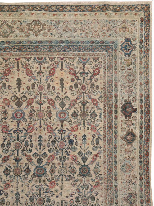 Antique Persian Mahal Carpet, No.10494 - Gsblank