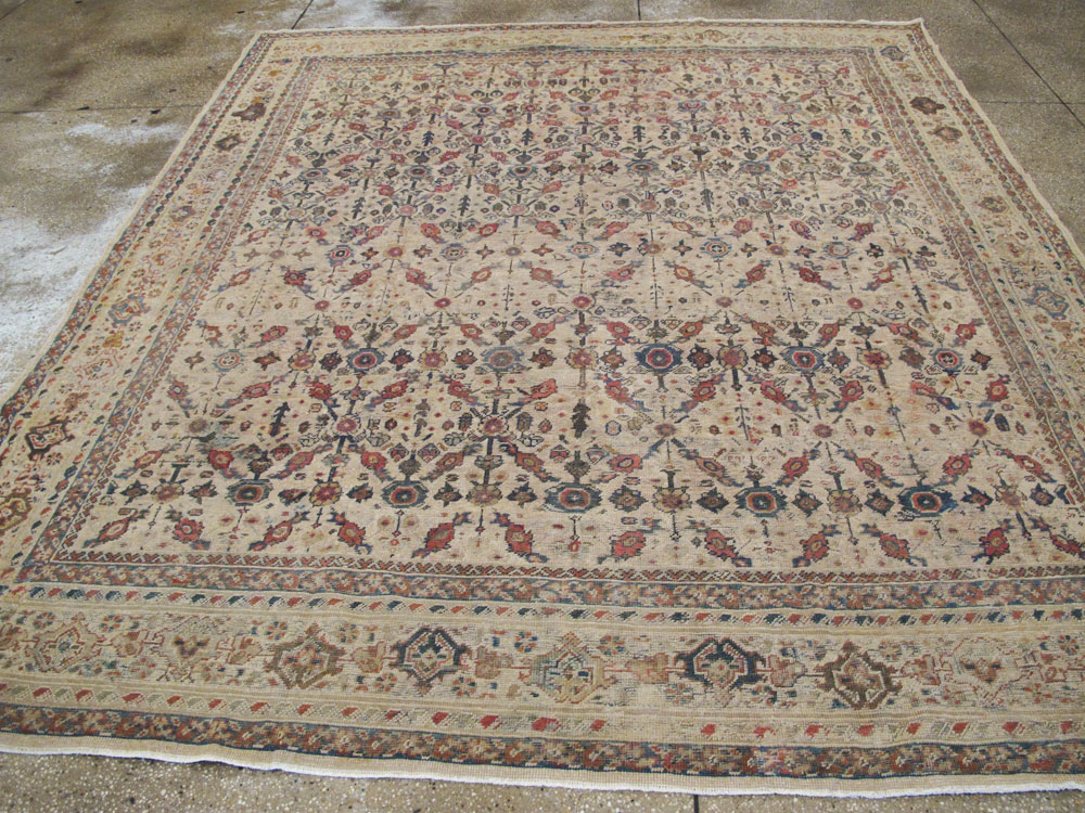 Antique Persian Mahal Carpet, No.10494 - Gsblank