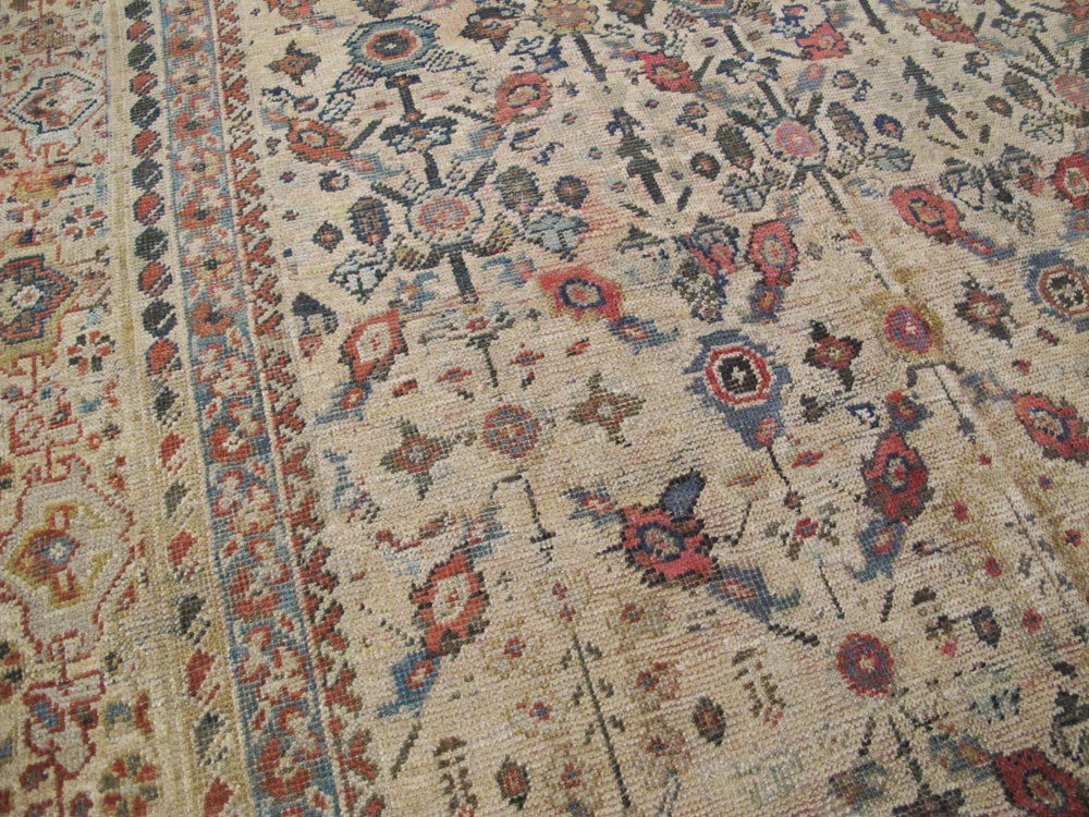Antique Persian Mahal Carpet, No.10494 - Gsblank
