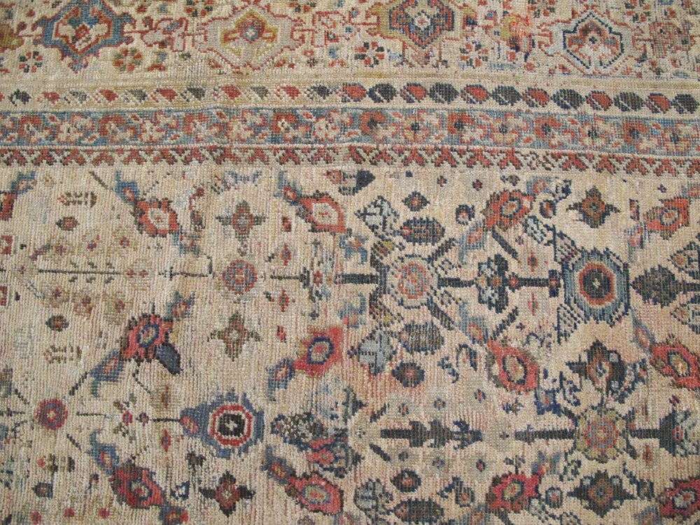 Antique Persian Mahal Carpet, No.10494 - Gsblank