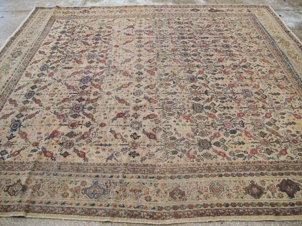 Antique Persian Mahal Carpet, No.10494 - Gsblank