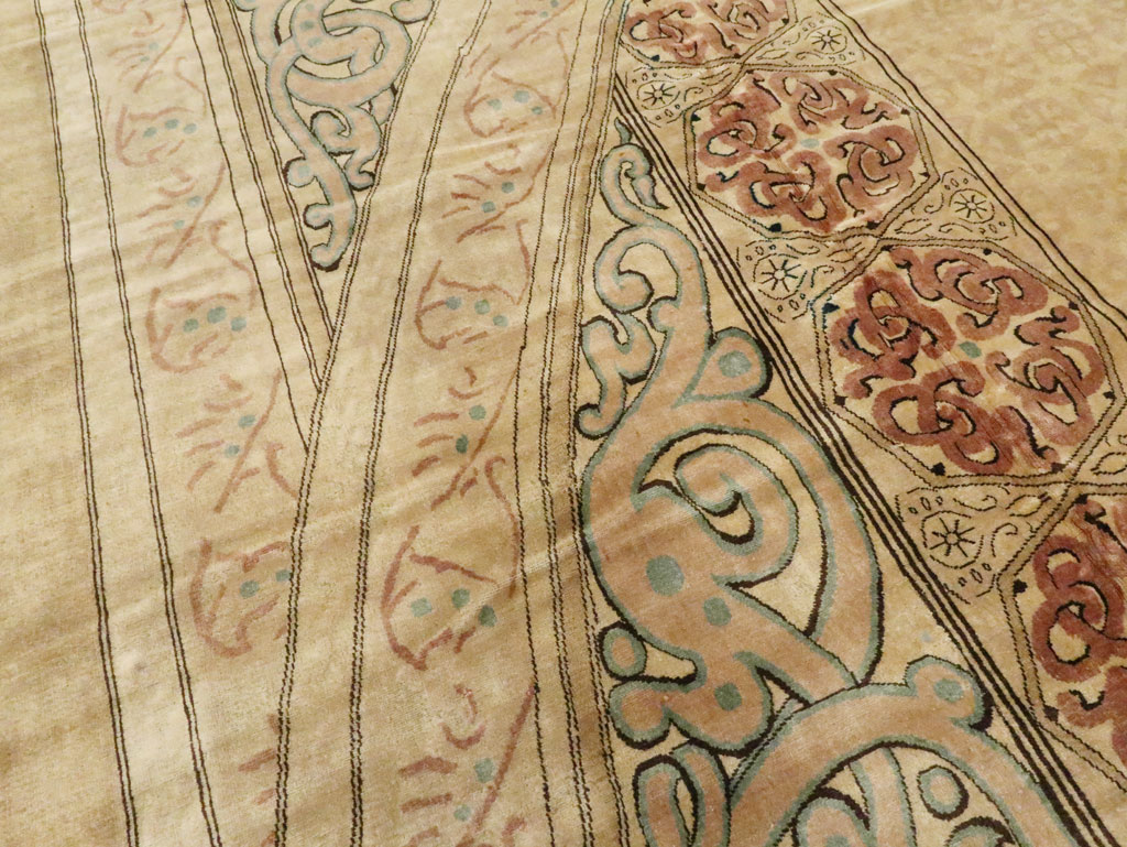 Antique Indian Lahore Carpet, No.10556 - Gsblank
