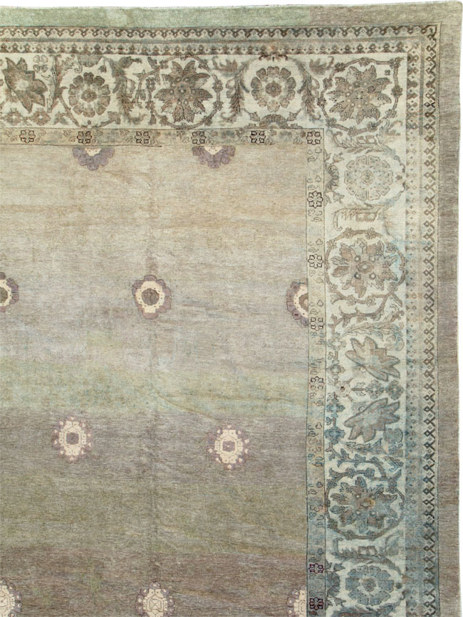 Antique Indian Amritsar Carpet, No.10581 - Gsblank