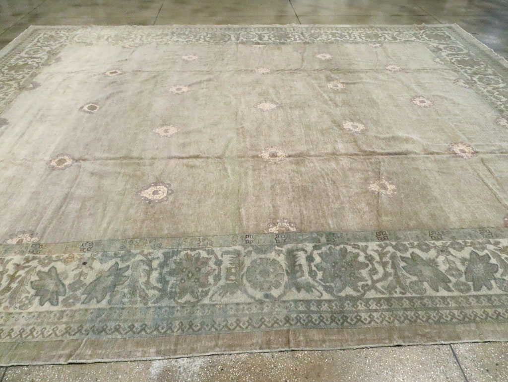 Antique Indian Amritsar Carpet, No.10581 - Gsblank
