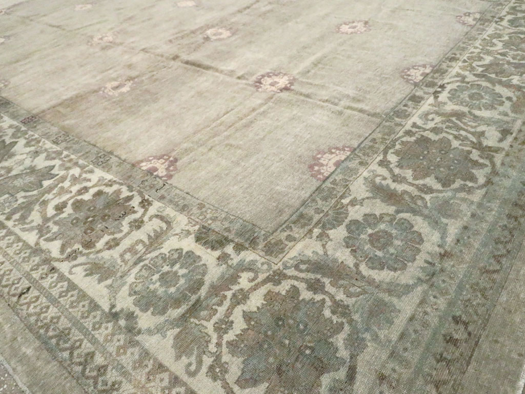 Antique Indian Amritsar Carpet, No.10581 - Gsblank