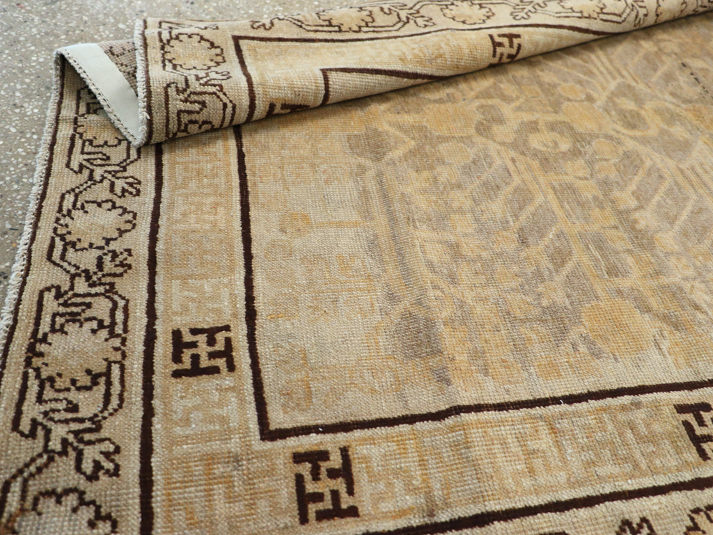 Antique East Turkestan Khotan Rug, No.10586 - Gsblank