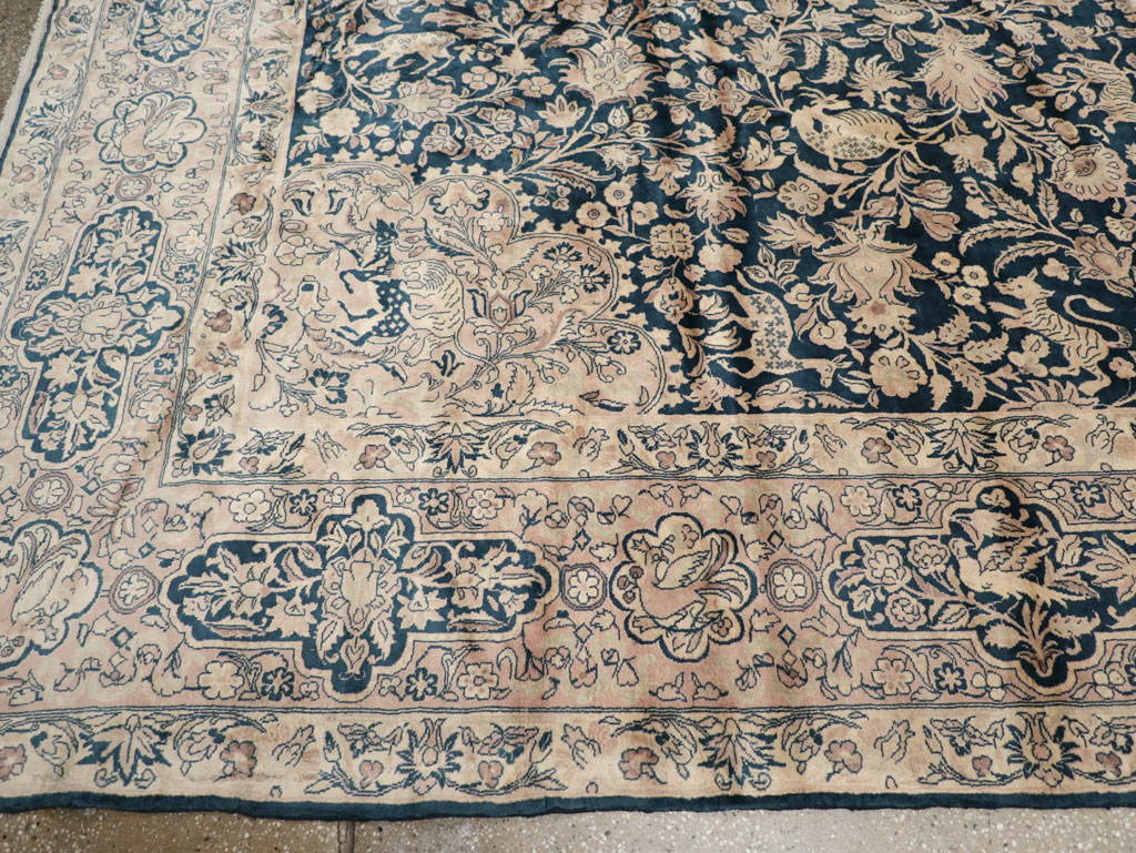 Antique Indian Kashan Carpet, No.10600 - Gsblank