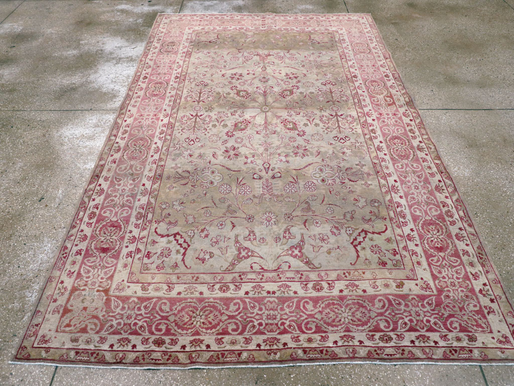 Antique Persian Lavar Kerman Carpet, No.10636 - Gsblank