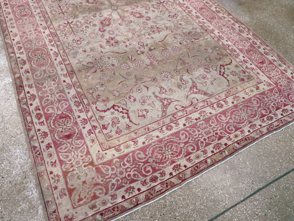 Antique Persian Lavar Kerman Carpet, No.10636 - Gsblank