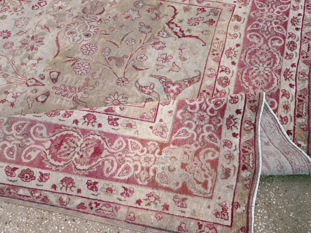 Antique Persian Lavar Kerman Carpet, No.10636 - Gsblank