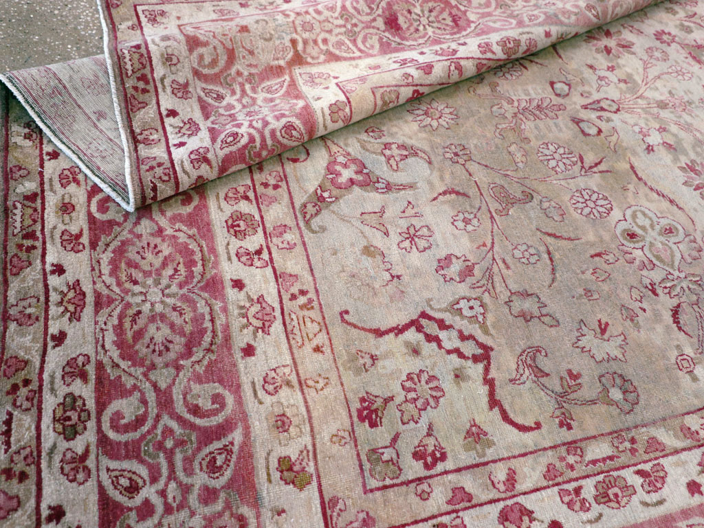 Antique Persian Lavar Kerman Carpet, No.10636 - Gsblank