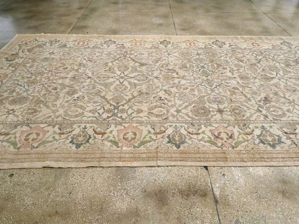Antique Indian Amritsar Long and Narrow Carpet, No.10643 - Gsblank