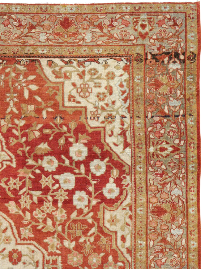 Antique Sarouk Fereghan Rug, No.10667 - Gsblank
